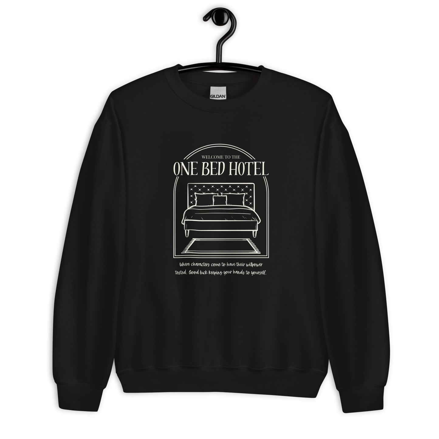 One Bed Trope Unisex Crew Neck Sweatshirt