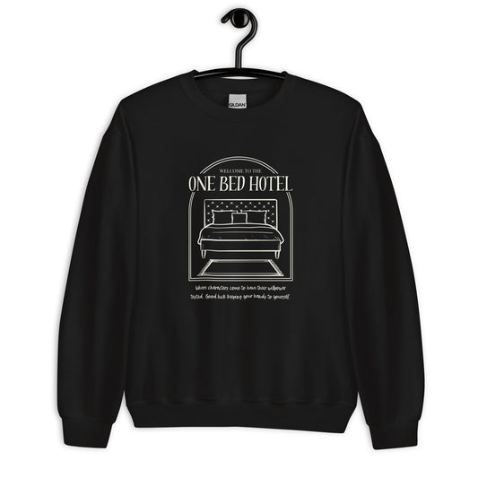 One Bed Trope Unisex Crew Neck Sweatshirt