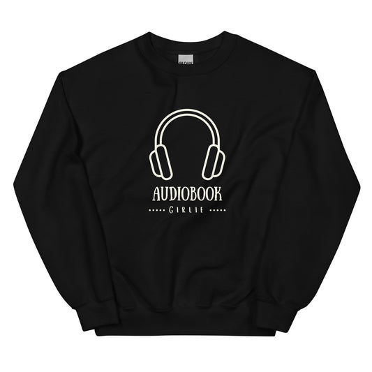 Audio Book Girlie Unisex Crew Sweatshirt