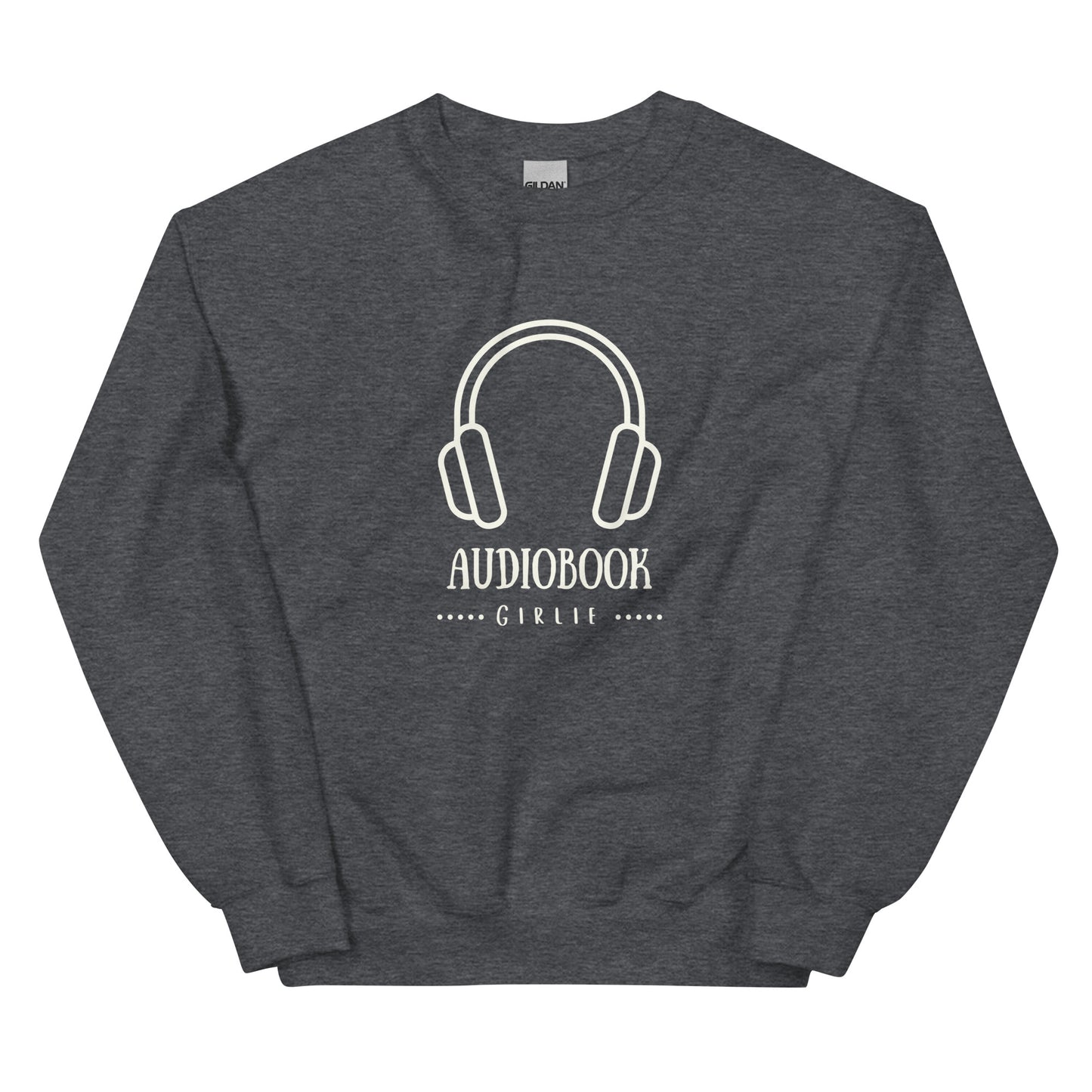 Audio Book Girlie Unisex Crew Sweatshirt