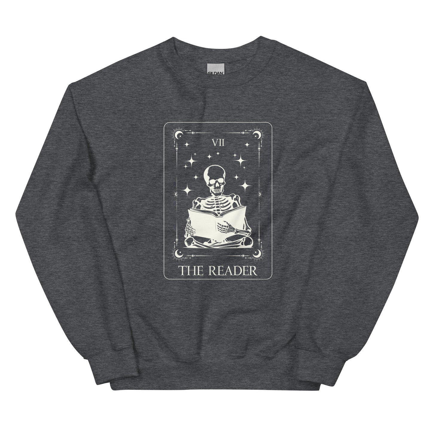 The Reader Tarot Card Unisex Crew Sweatshirt