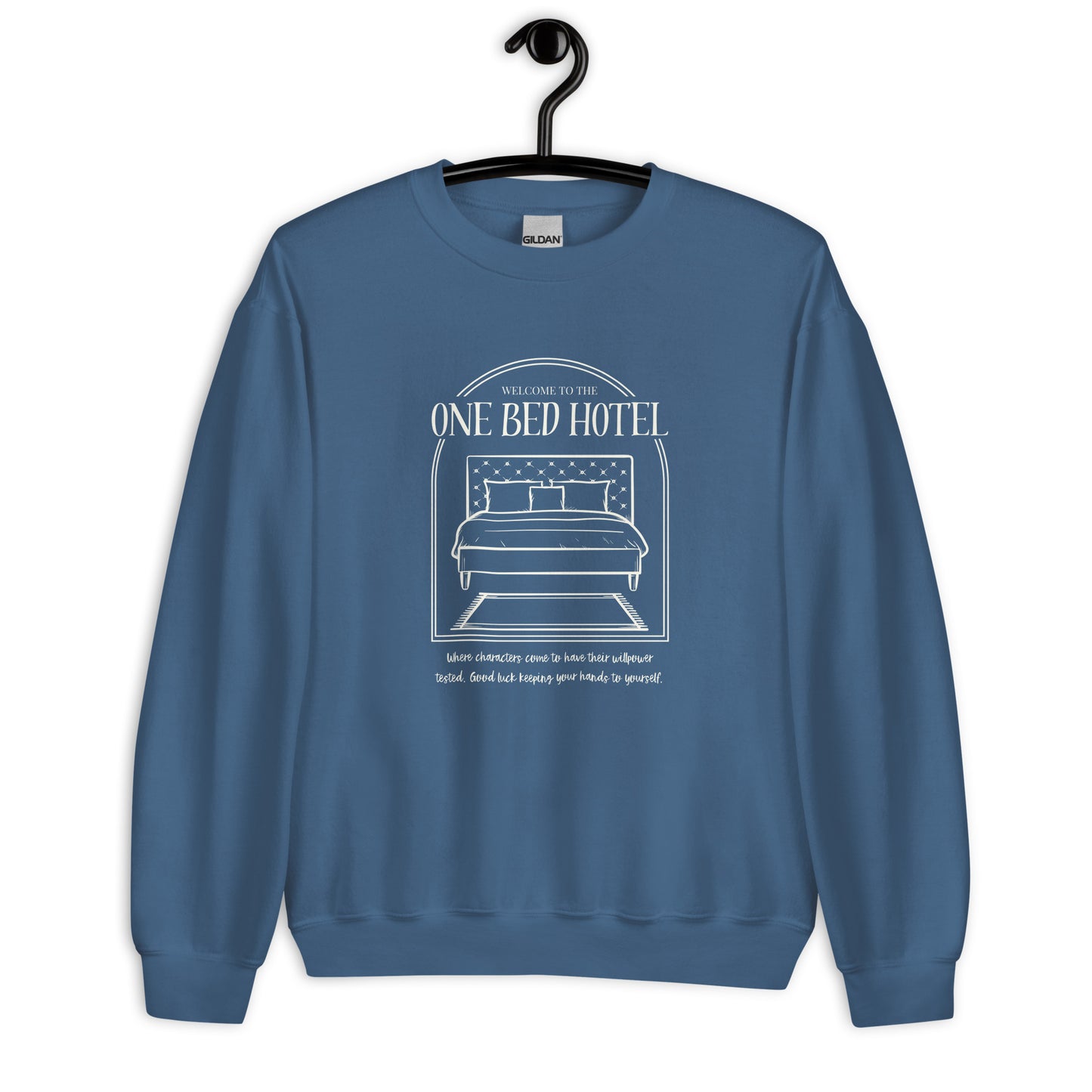 One Bed Trope Unisex Crew Neck Sweatshirt