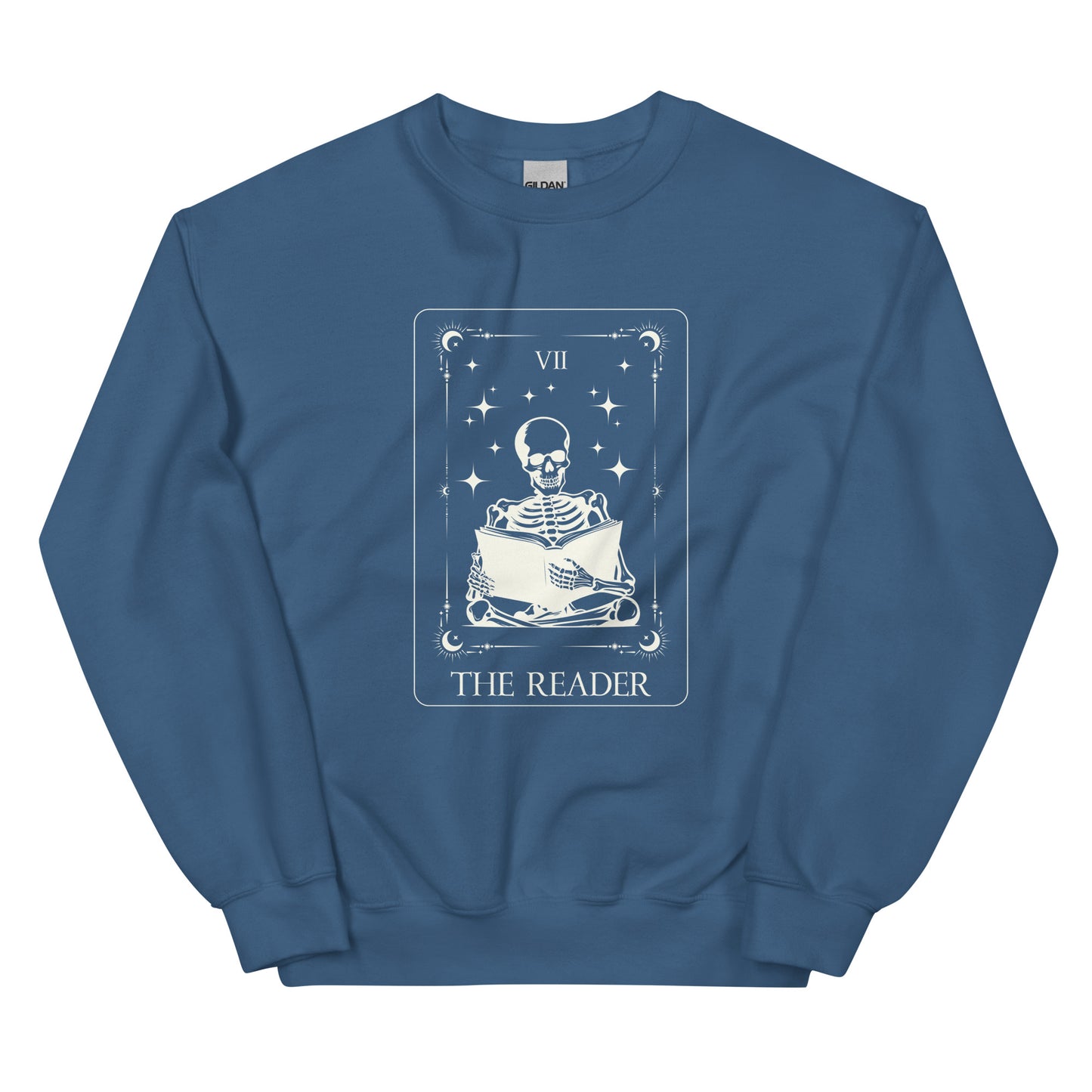 The Reader Tarot Card Unisex Crew Sweatshirt