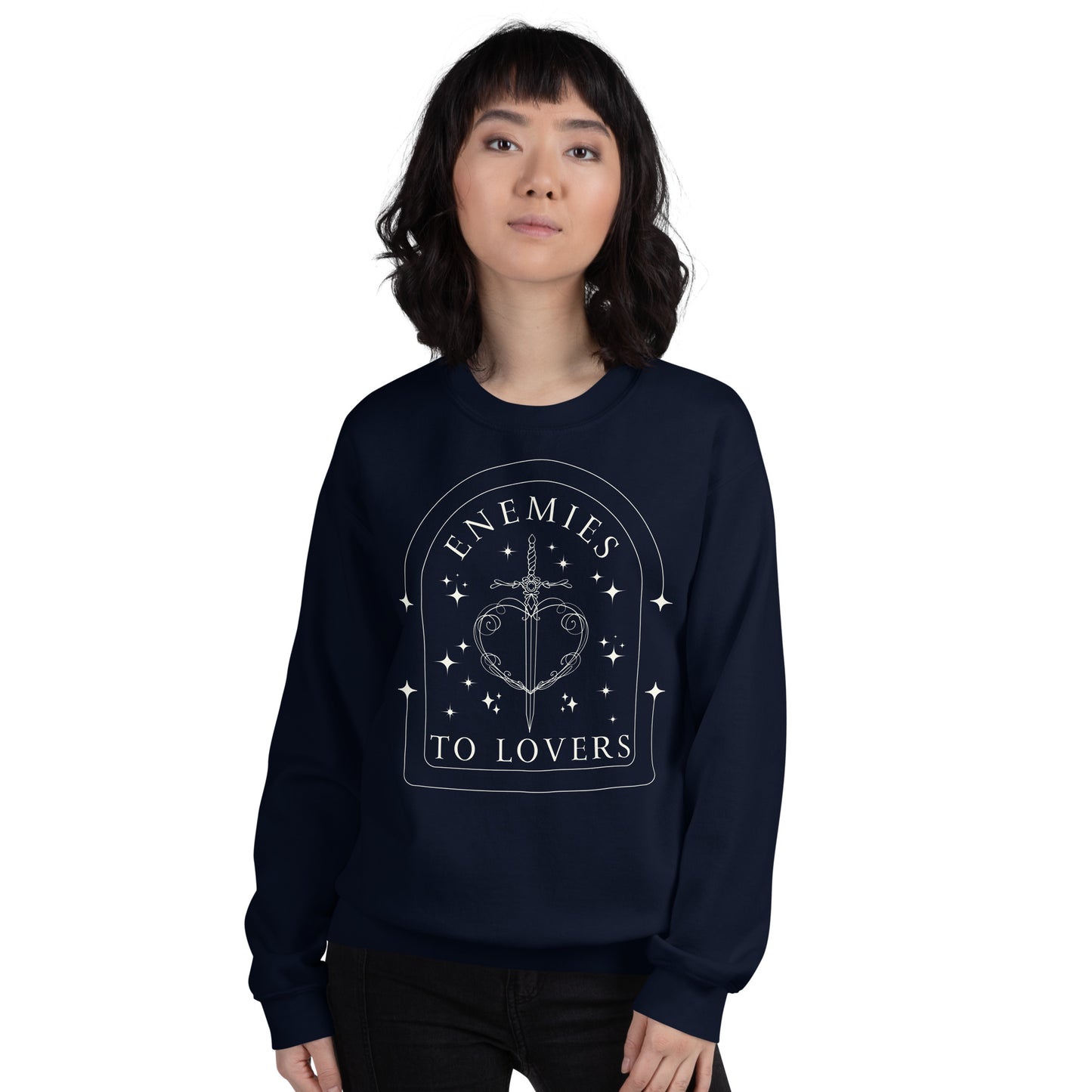 Enemies to Lovers Trope Crewneck Sweatshirt