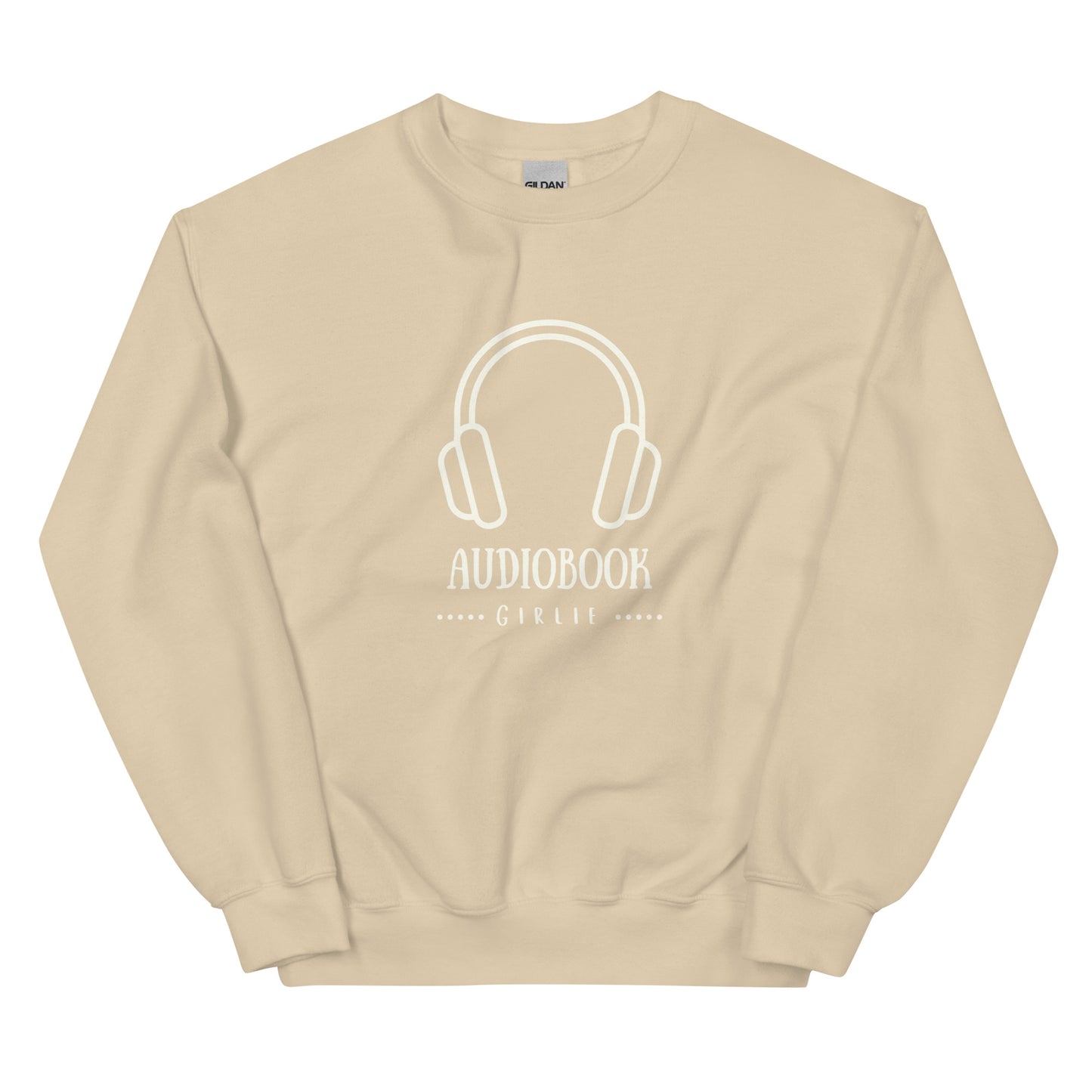 Audio Book Girlie Unisex Crew Sweatshirt