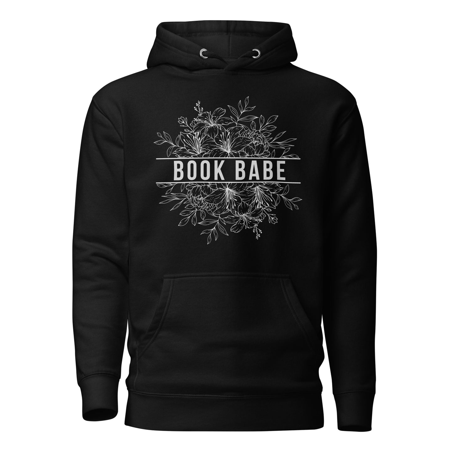 Book Babe Unisex Hoodie - Ink Black