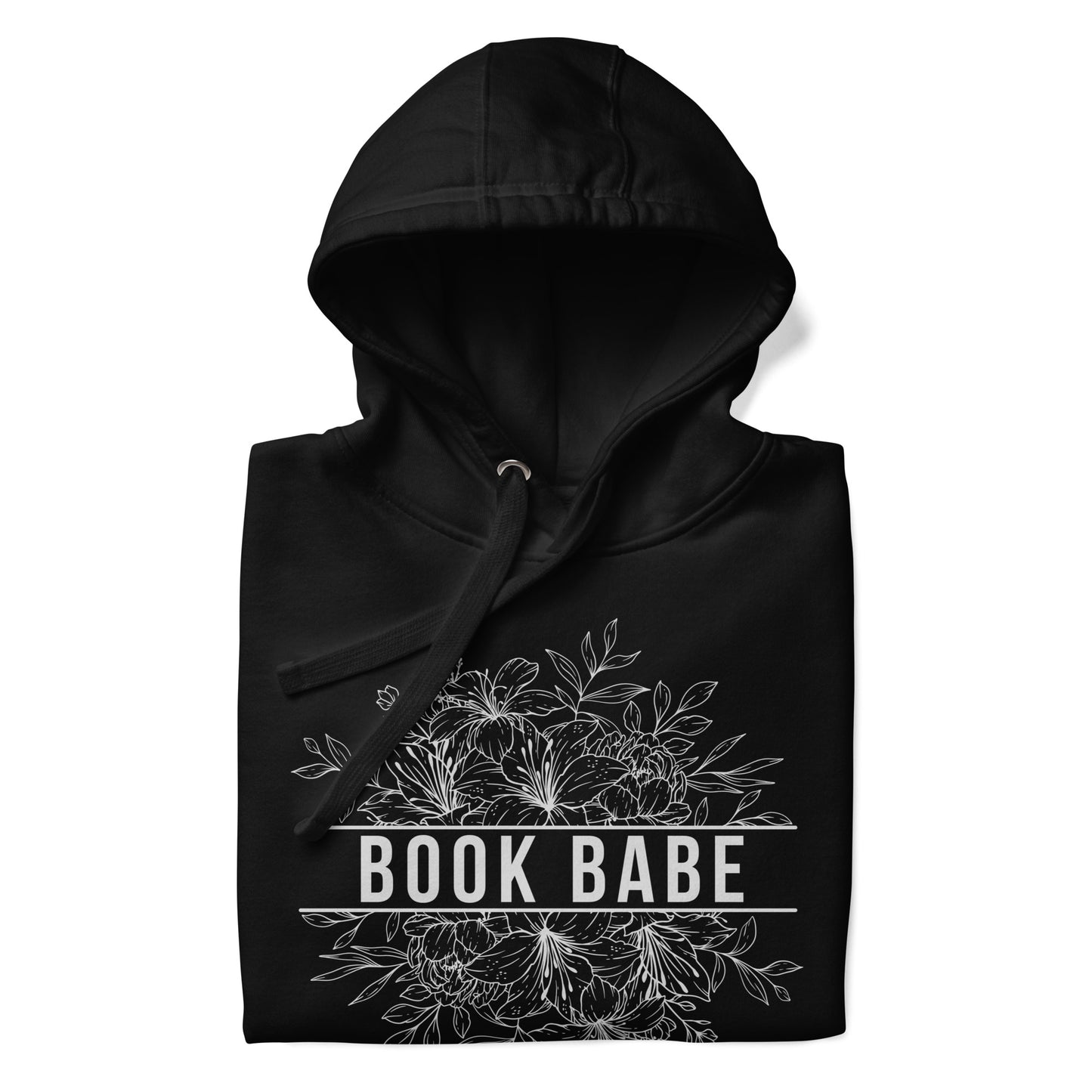 Book Babe Unisex Hoodie - Ink Black