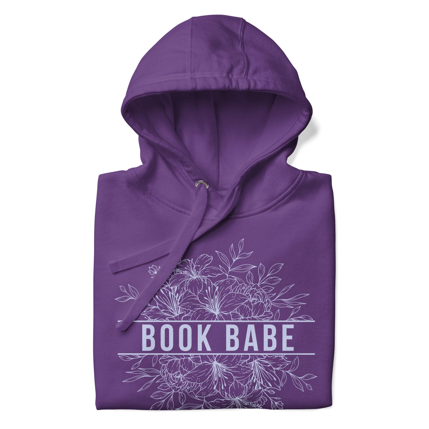 Book Babe Unisex Hoodie - Purple