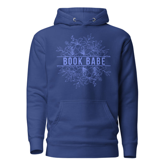 Book Babe Unisex Hoodie - Bookish Blue