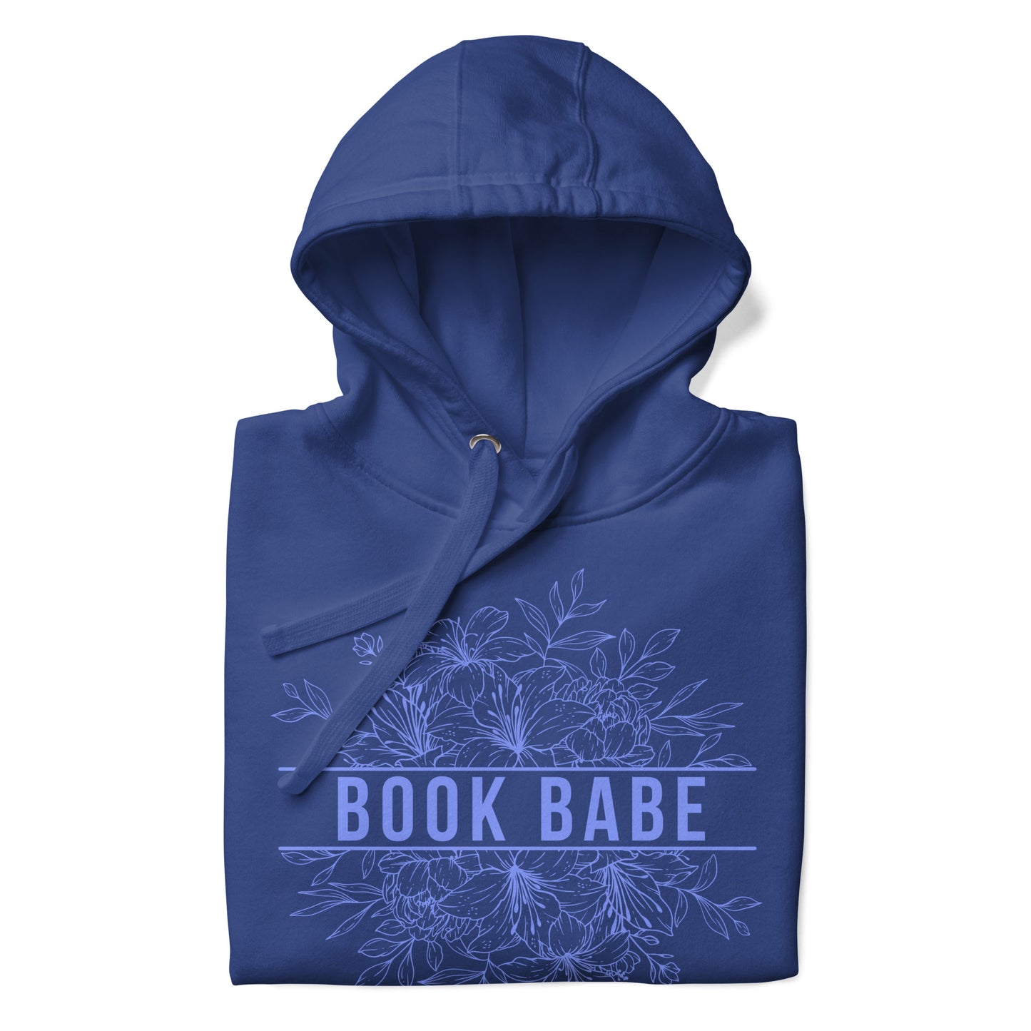 Book Babe Unisex Hoodie - Bookish Blue