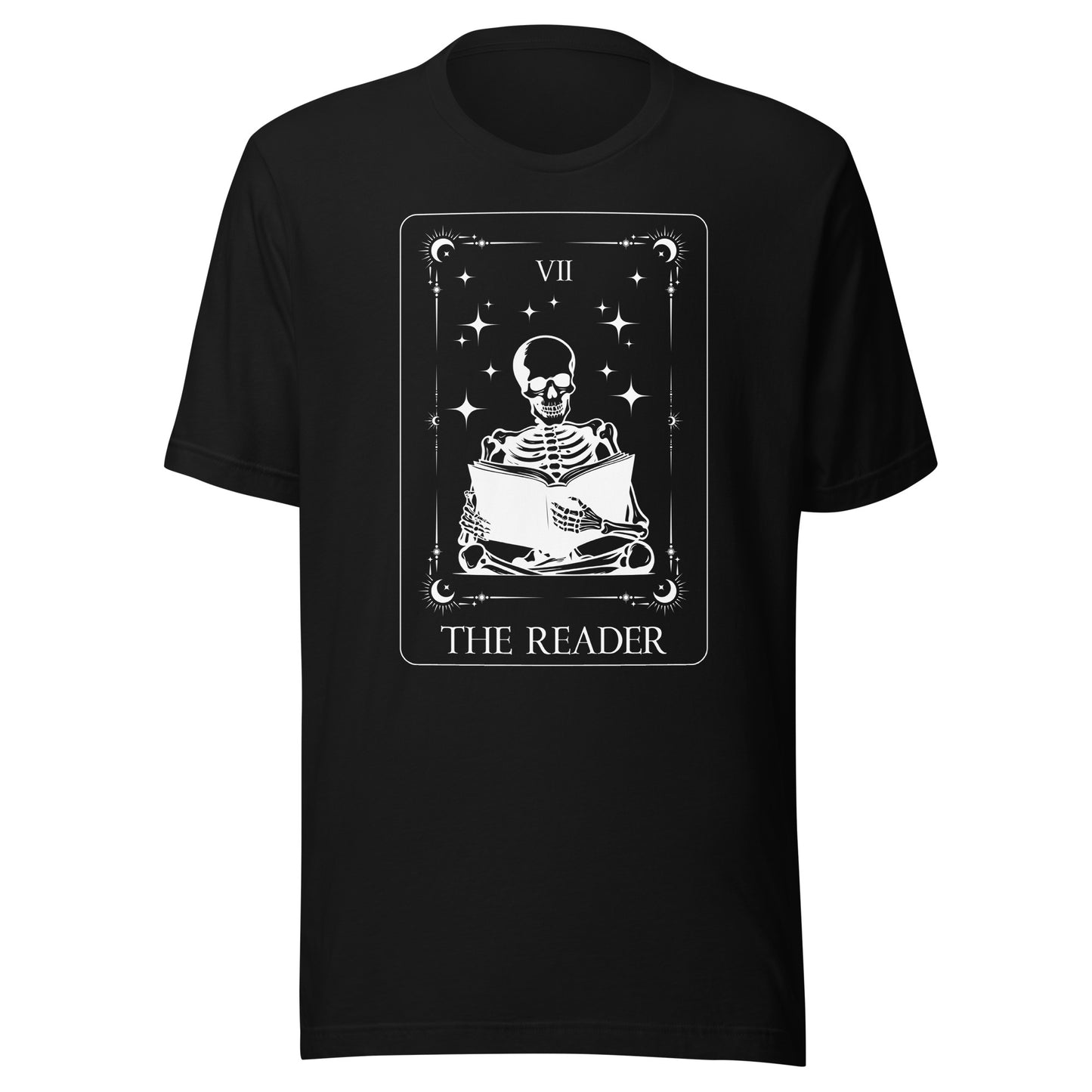 The Reader Tarot Card Unisex t-shirt - Ink Black