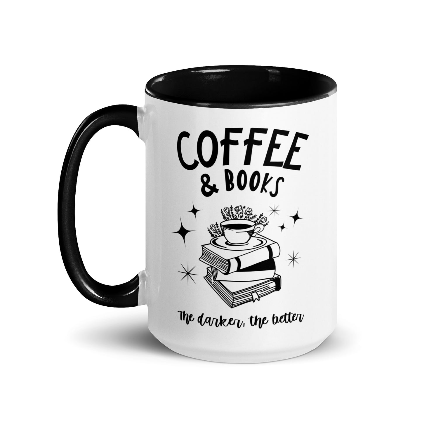 Coffee & Books Dark Romance Mug - Microwave & Dishwasher Safe