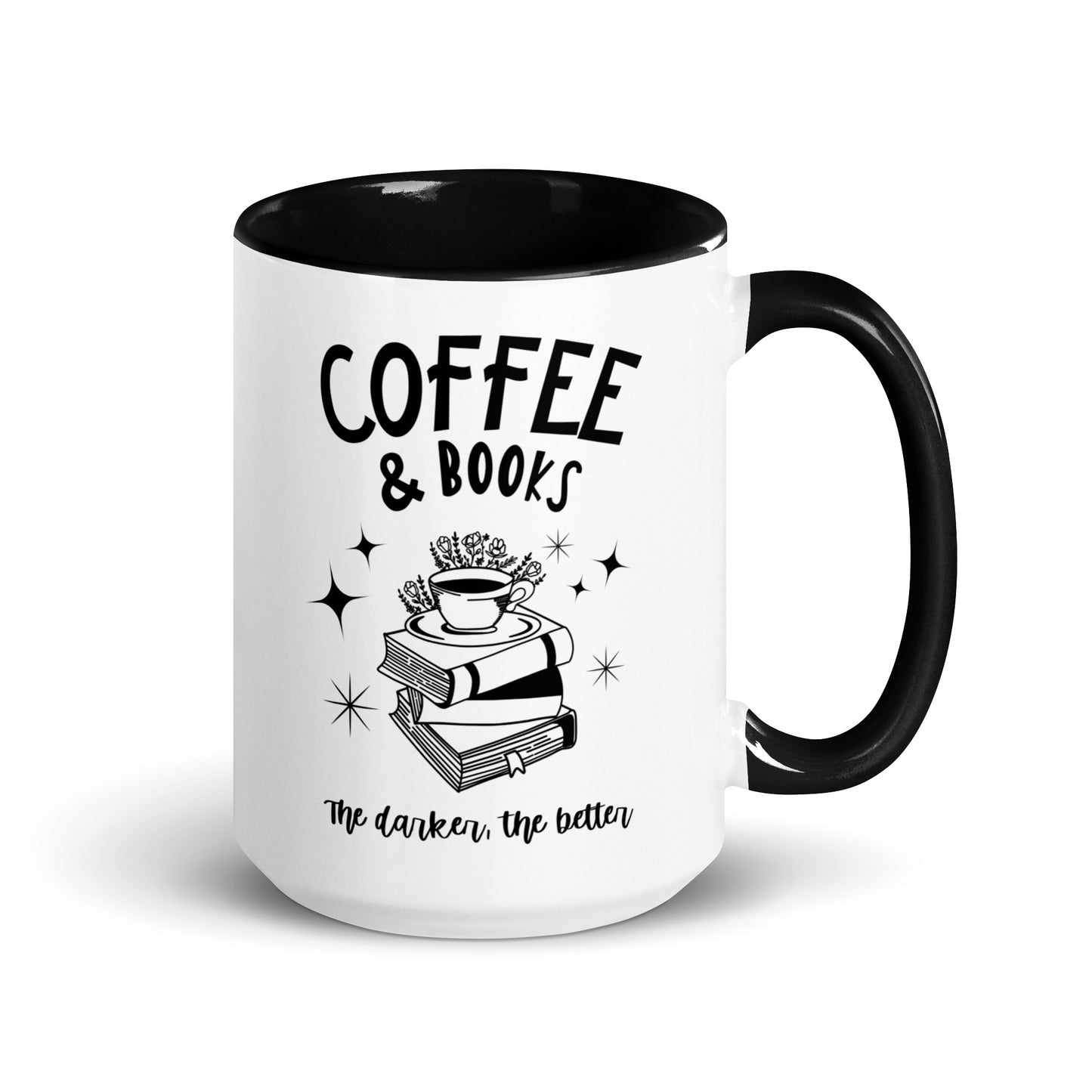 Coffee & Books Dark Romance Mug - Microwave & Dishwasher Safe