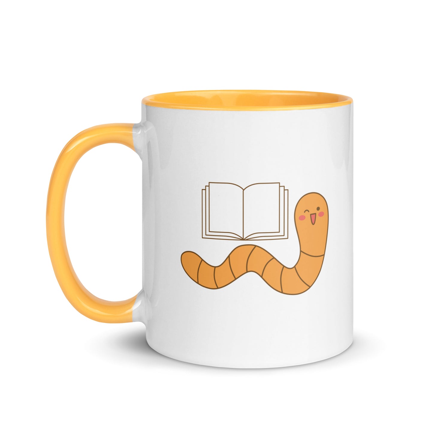 Small Bookworm Mug - 11 oz. Color Inside