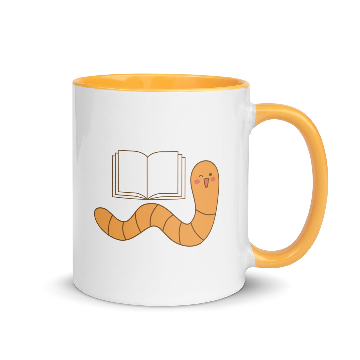 Small Bookworm Mug - 11 oz. Color Inside